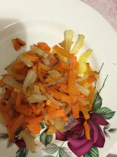 Салат с  папоротником и курицей - Шаг 2