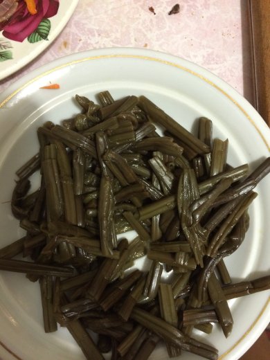 Салат с  папоротником и курицей - Шаг 4