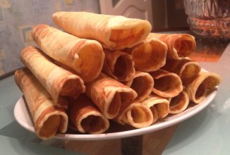 Хрустящие вафли (простые)