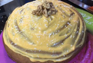 🙈😋 Маковый пирог со Сметанным кремом и земляничным вареньем 👌🏻😋😋