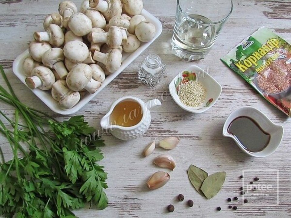 Шампиньоны по корейски - Шаг 1