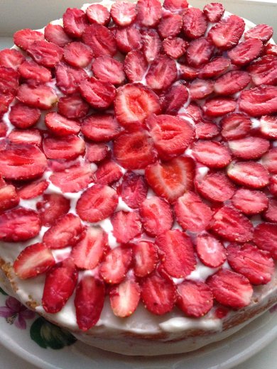 Тортик клубничный - Шаг 1