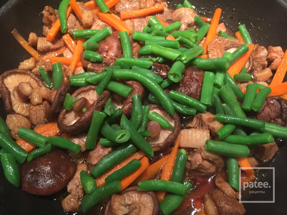 Гречневая лапша с уткой и грибами шиитаки - Шаг 6