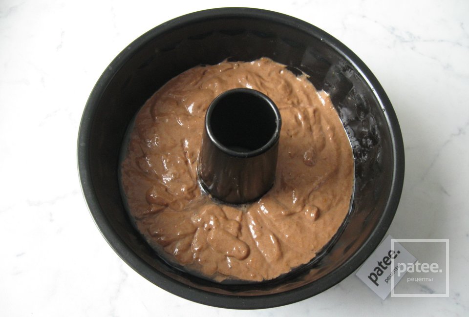 Шоколадный кекс с тыквой - Шаг 11