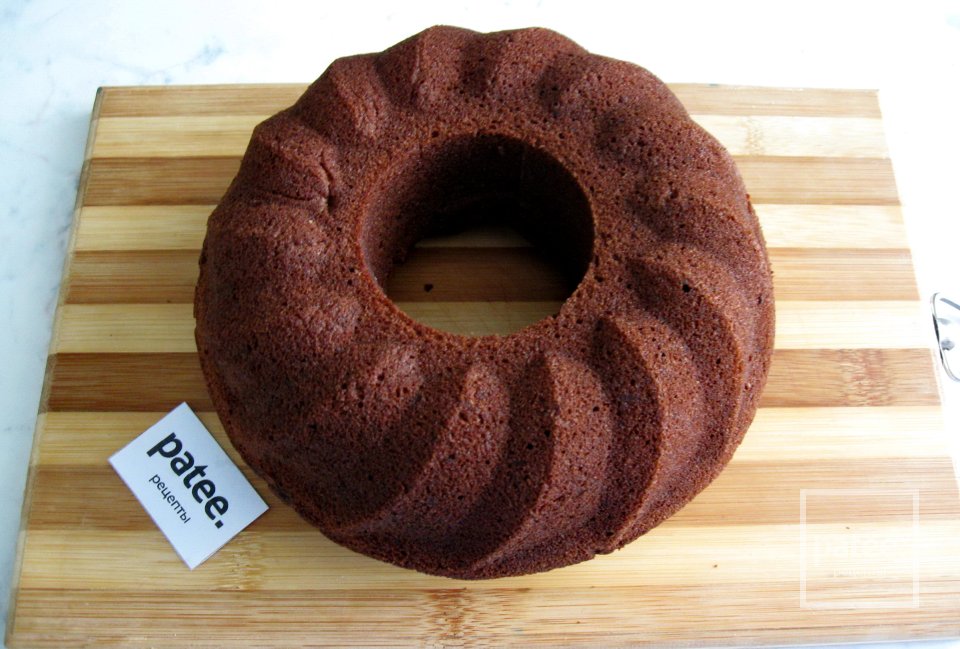 Шоколадный кекс с тыквой - Шаг 13