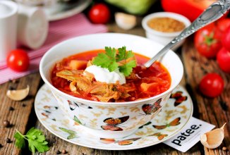 Борщ с говядиной