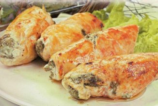 Куриные рулетики с сыром