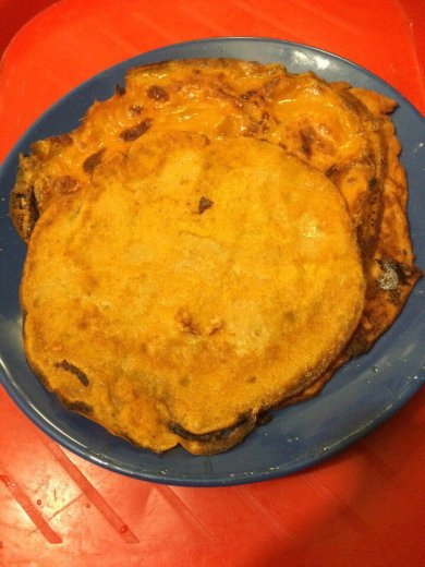 Томатные блинчики с начинкой из тунца - Шаг 3