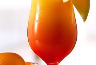 Апельсиновый коктейль из перепелиных яиц