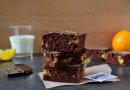 Шоколадный брауни с апельсином