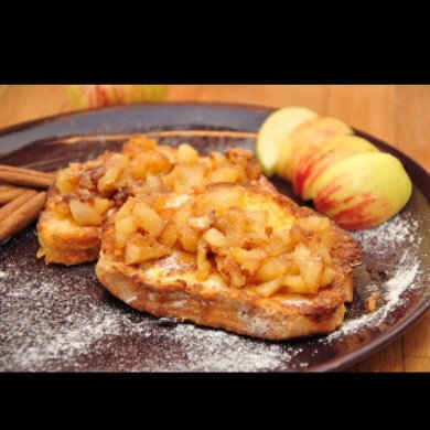 Тосты с яблоками - Шаг 4