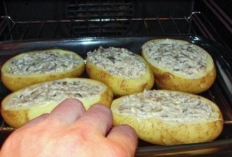 Жульен в картофеле