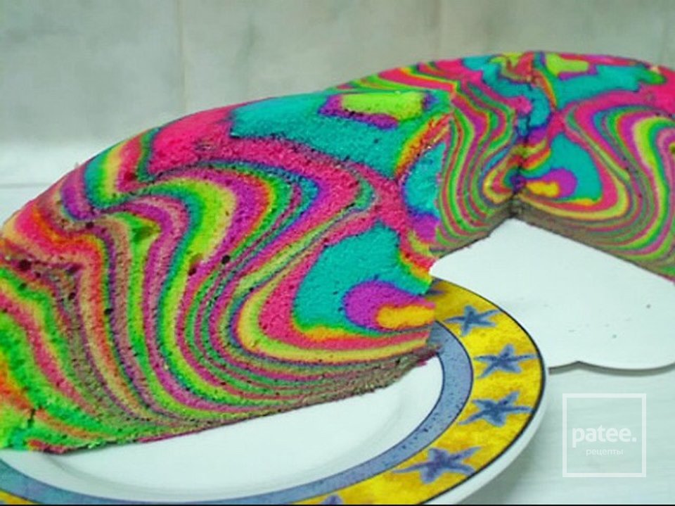 Пирог радуга - Шаг 1