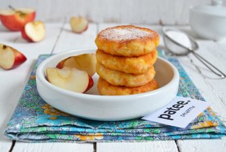 Тыквенные сырники с яблоками и без муки