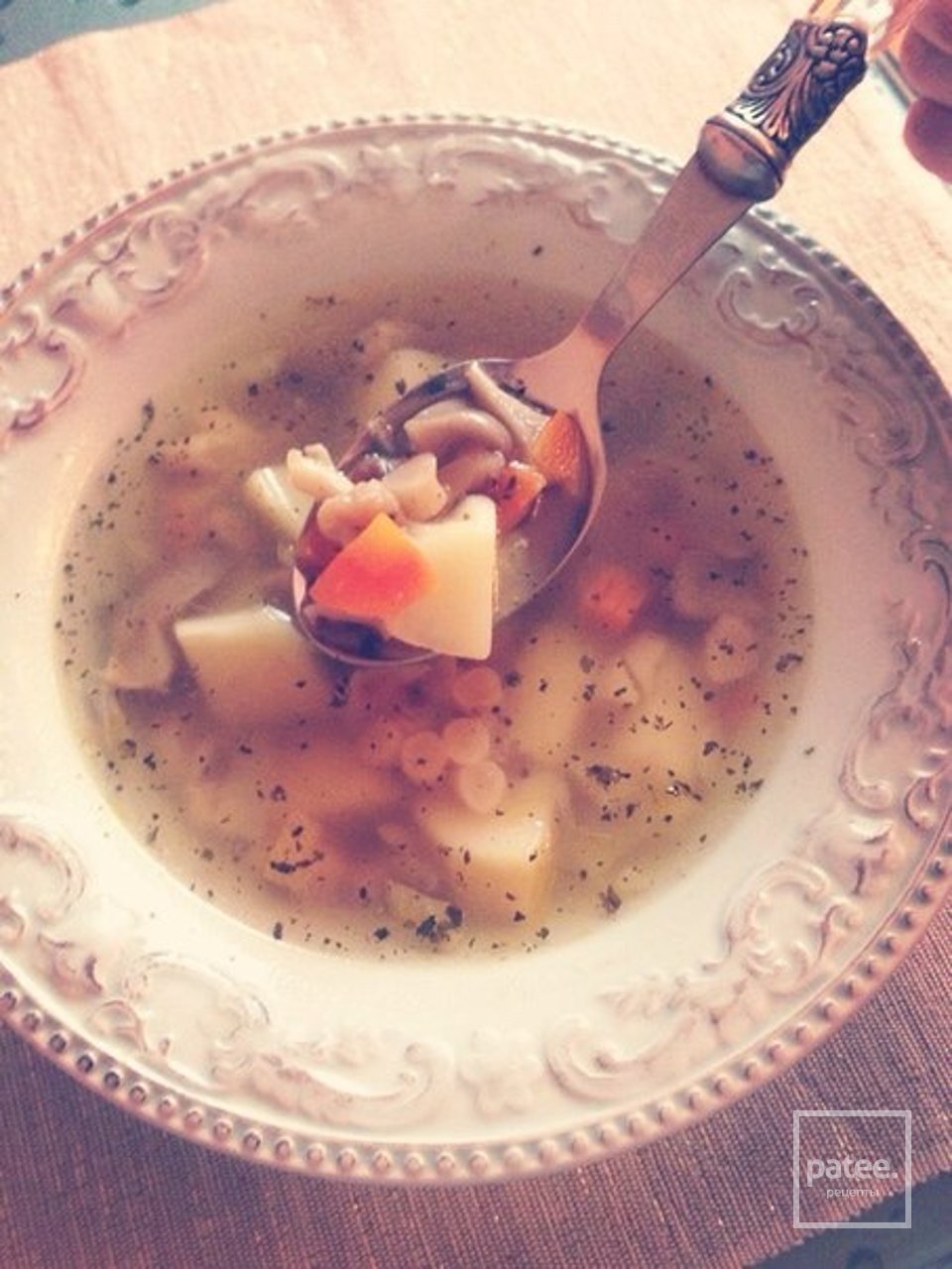 Суп С Вешенками С Фото Суп С Вешенками С Фото