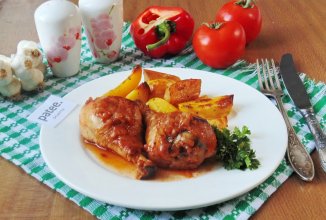 Куриные голени в луковом маринаде