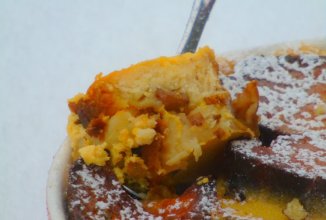 Пудинг из кулича "Зимний завтрак"