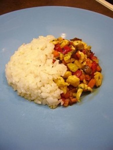 Детский обед с рисом и овощами - Бэймакс - Шаг 4