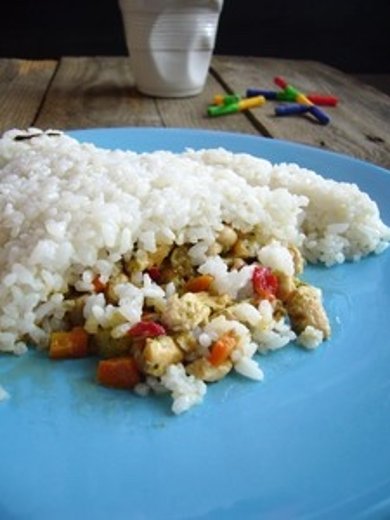 Детский обед с рисом и овощами - Бэймакс - Шаг 6