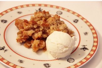 Грушовый крамбл