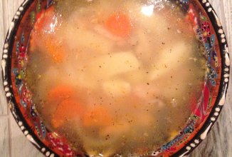 Экономичный Форелевый суп с мидиями