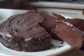 Шоколадный торт-без муки