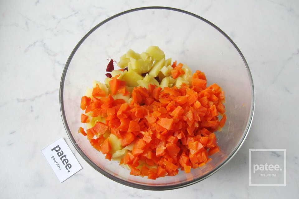 Винегрет с кукурузой и майонезом - Шаг 4