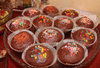 Быстрые шоколадные мафины