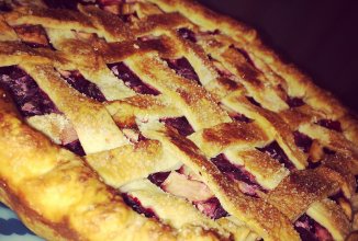 Вишнево - яблочный ( американский) пирог