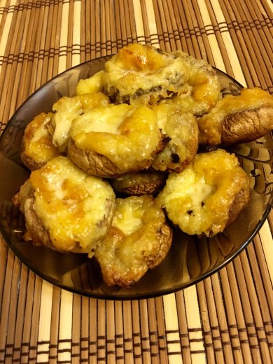 Фаршированные запечённые шампиньоны - Шаг 4