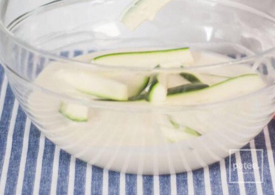 Цуккини в темпуре - Шаг 3