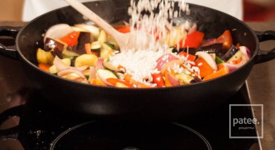 Валенсийская овощная паэлья - Шаг 3