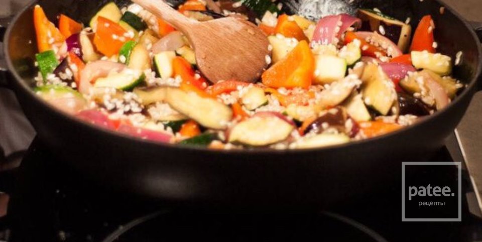 Валенсийская овощная паэлья - Шаг 5