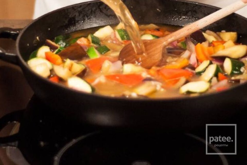 Валенсийская овощная паэлья - Шаг 6