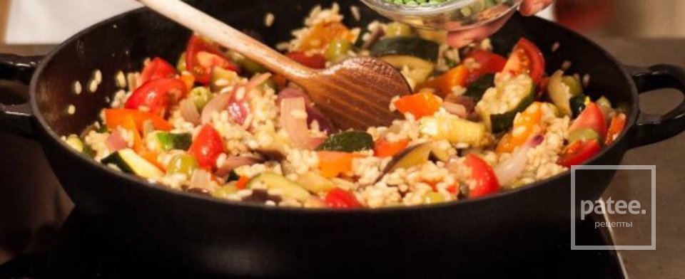 Валенсийская овощная паэлья - Шаг 7