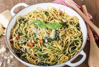 Паста на сковородке