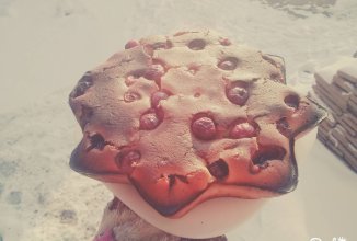 Вишневый пирог на сметане