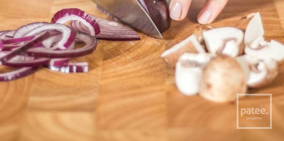 Сливочная полента с грибами - Шаг 4