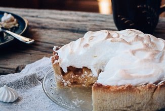 Apple meringue pie / Яблочный пирог с меренгой