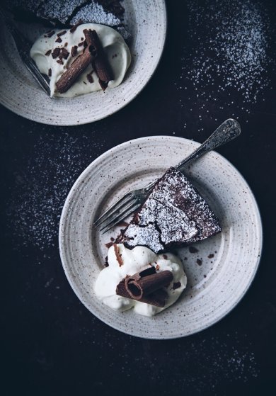 Kladdkaka / Шведский шоколадный торт - Шаг 1