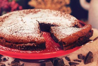 Шоколадный кекс без муки