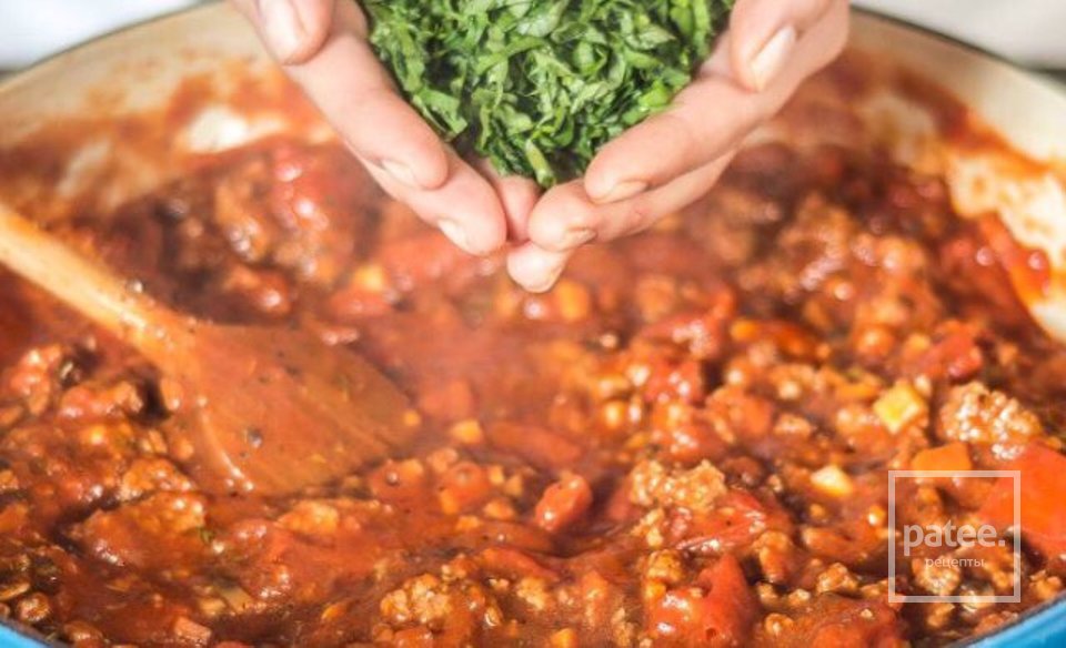 Запеченные спагетти «Болоньезе» - Шаг 6