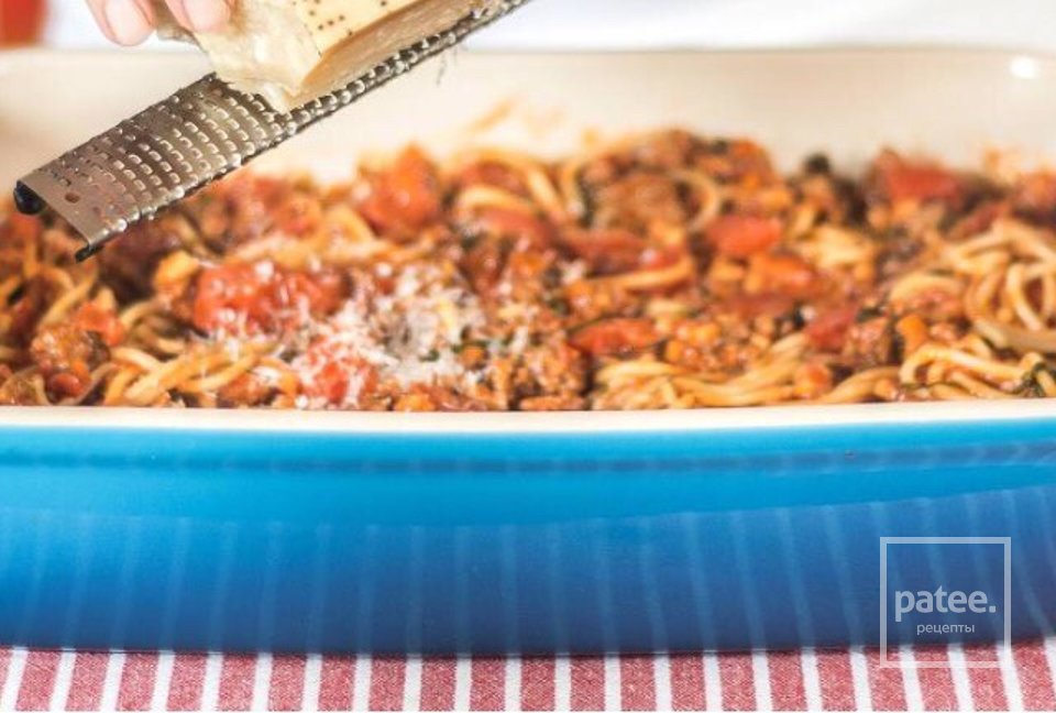 Запеченные спагетти «Болоньезе» - Шаг 7