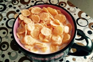 Йогурт с хлопьями и фруктами 🍧