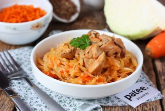 Кролик с капустой в мультиварке