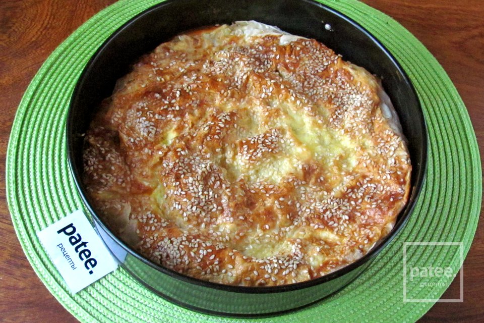 Пирог из лаваша с сыром - Шаг 14