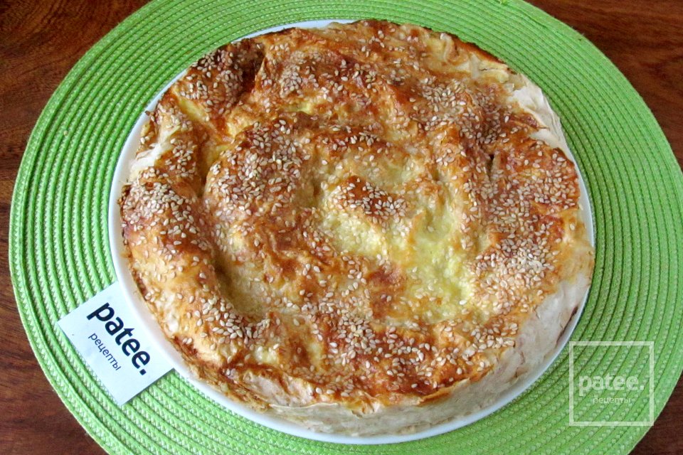 Пирог из лаваша с сыром - Шаг 15