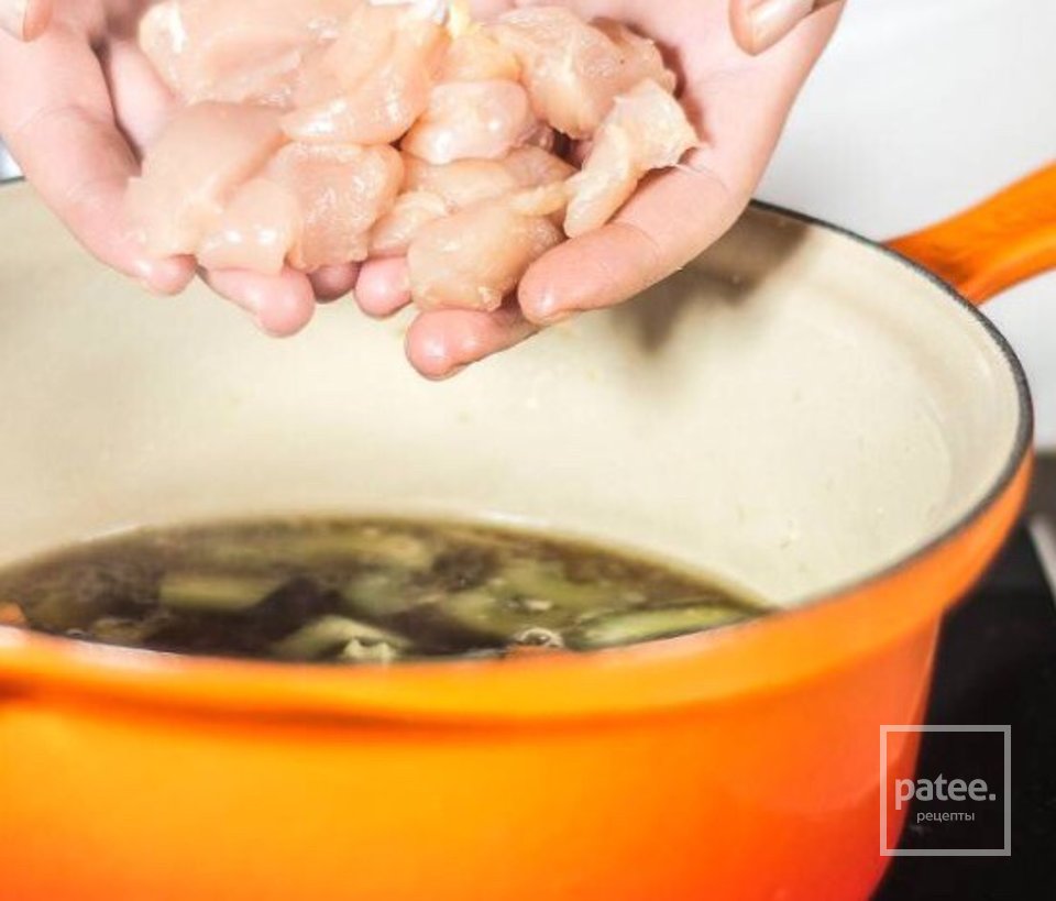 Тайский куриный суп с лапшой - Шаг 4