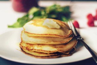 Воздушные блины на пахте