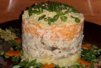 Салат "лисья шубка"